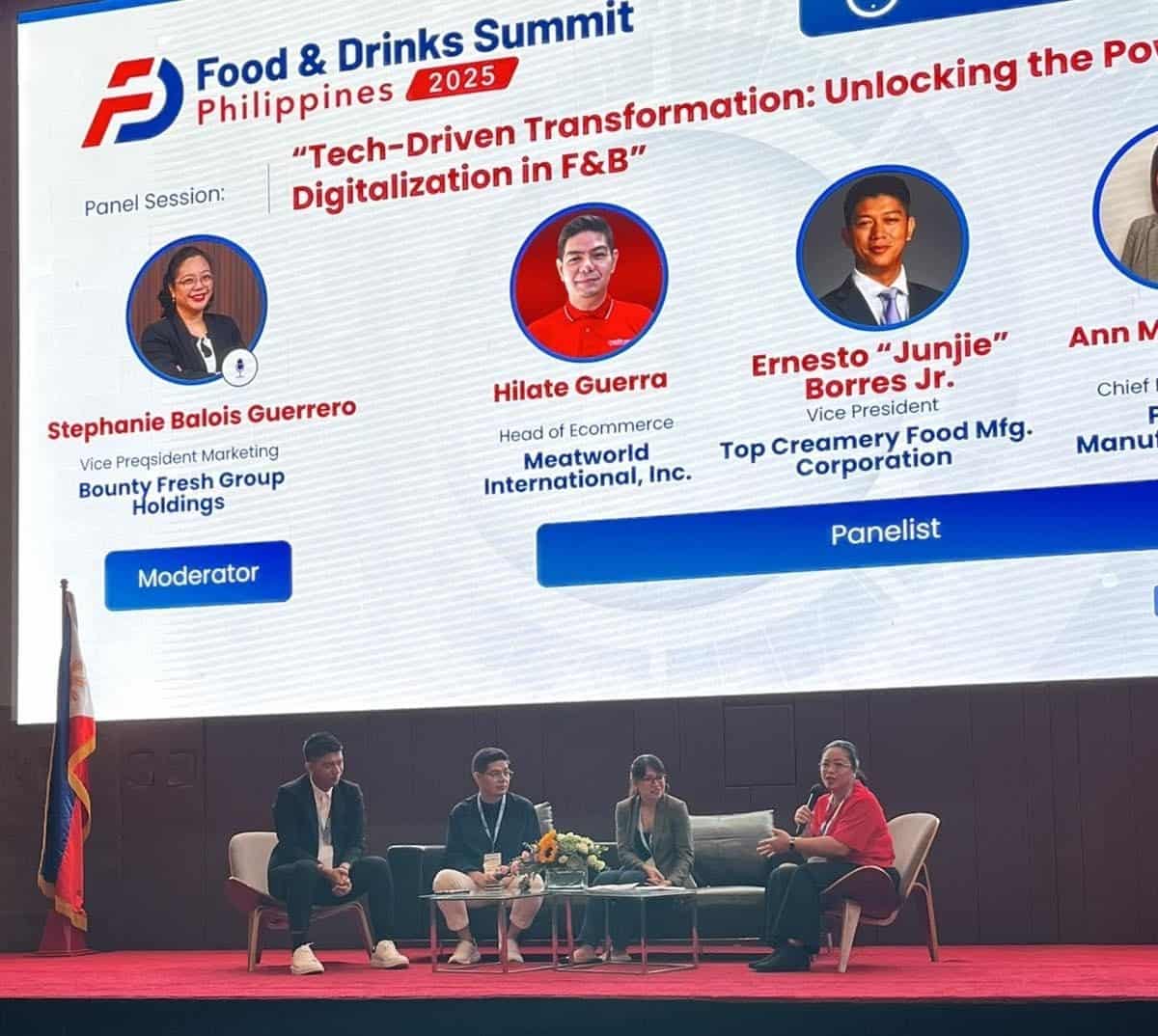 Leading the Digital Dialogue Bounty’s Stephanie Balois-Guerrero Moderates at the Food & Drinks Summit Philippines 2025